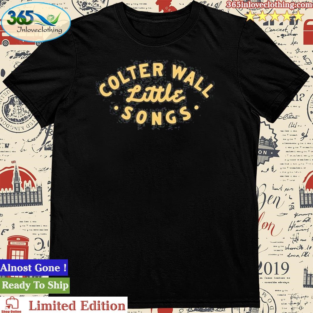Official colter Wall. Colter Little Songs T-Shirt
