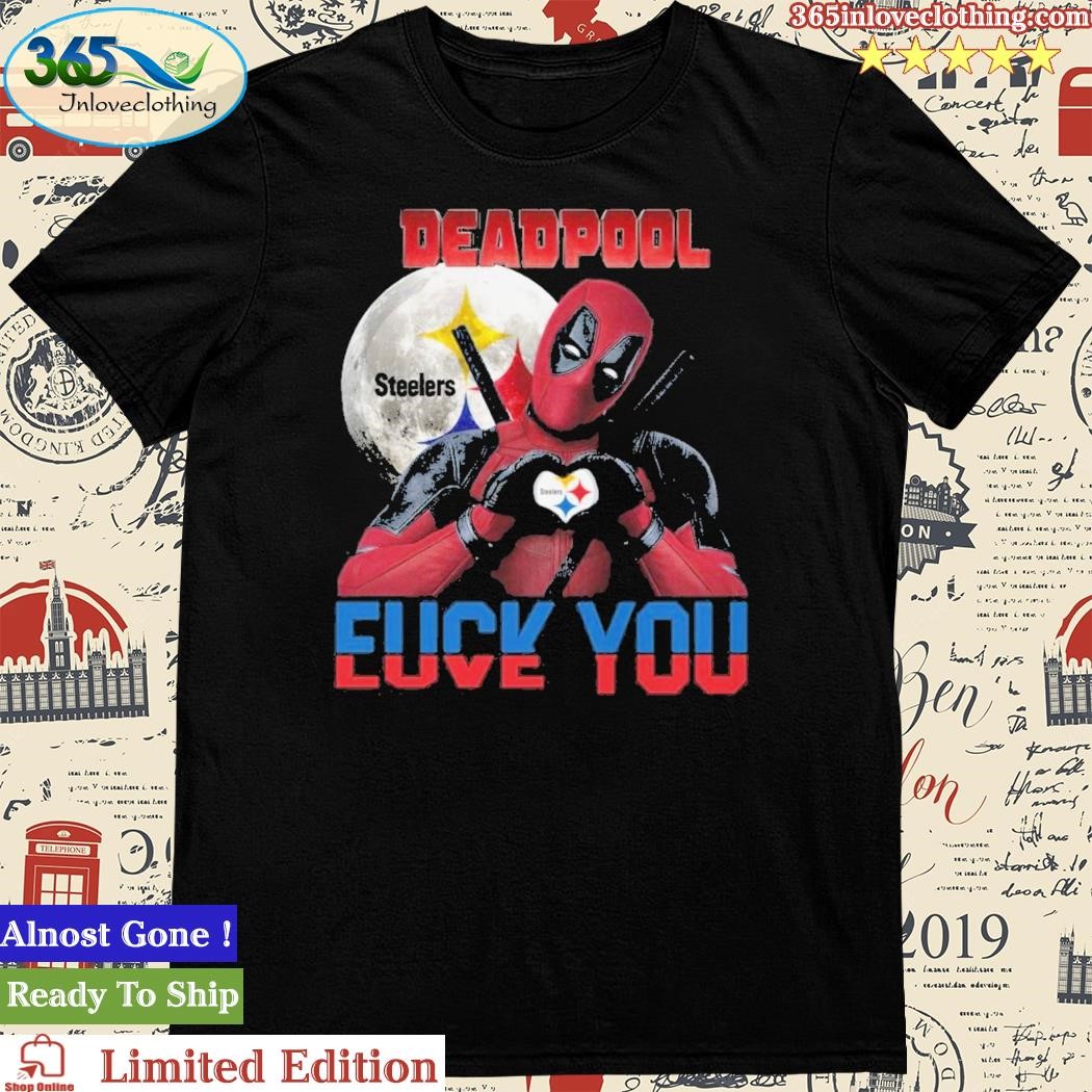 Official deadpool Love You Pittsburgh Steelers Unisex T-Shirt