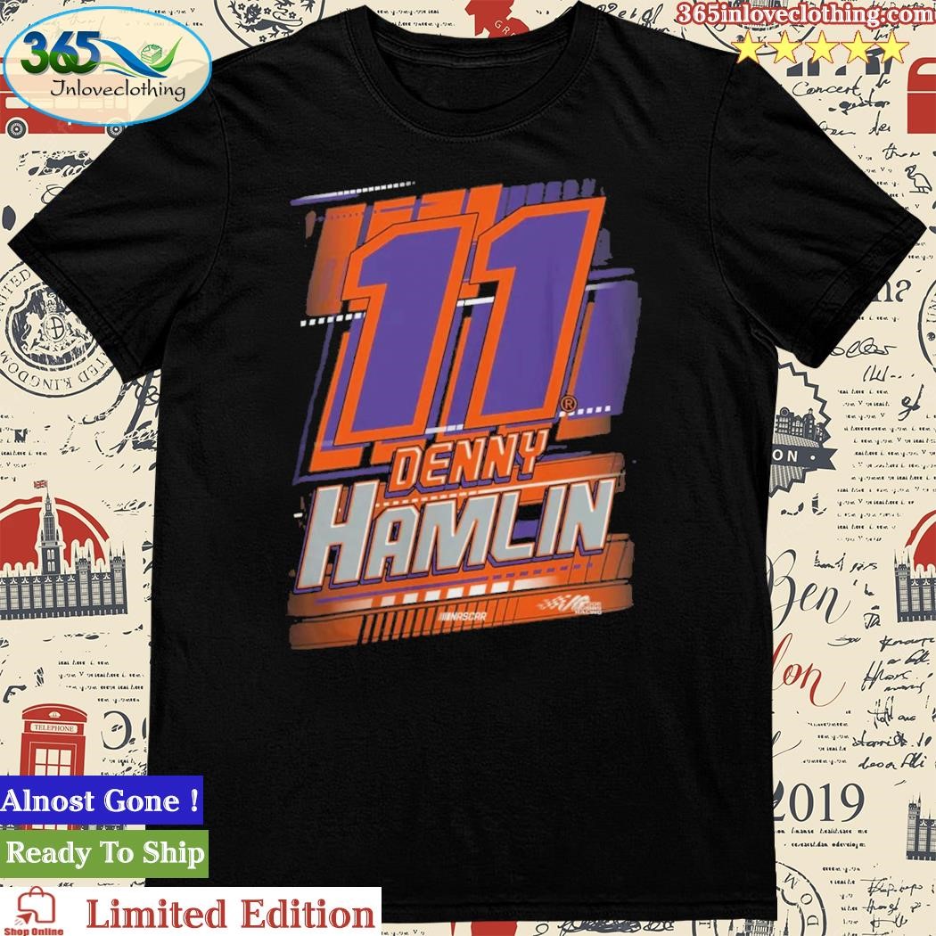 Official denny Hamlin Joe Gibbs Racing Team Collection Tee Shirt
