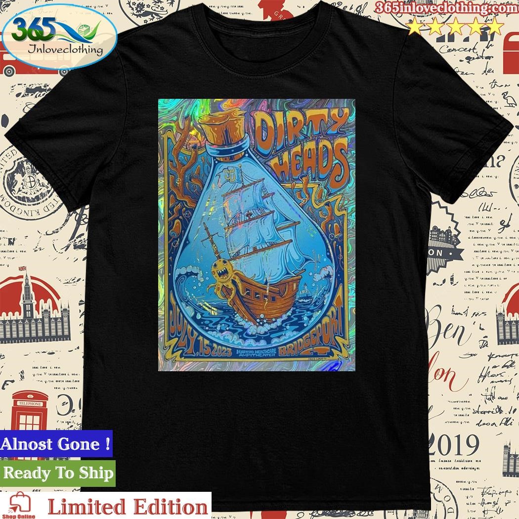Official dirty Heads July 15 Hartford Healthcare Amphitheater, Bridgeport CT Poster shirt