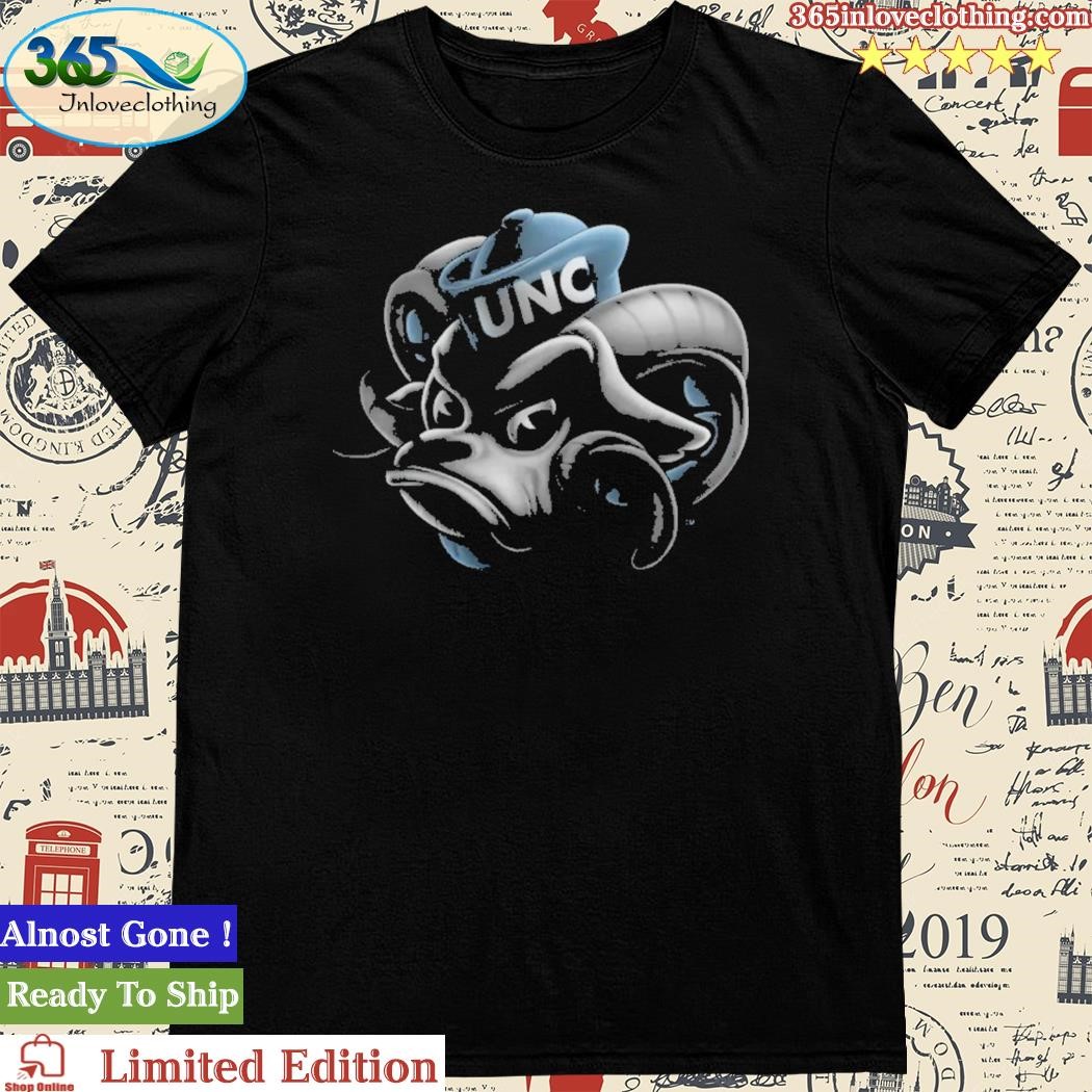 Official fanatics Branded Black North Carolina Tar Heels Team Midnight Mascot T-Shirt