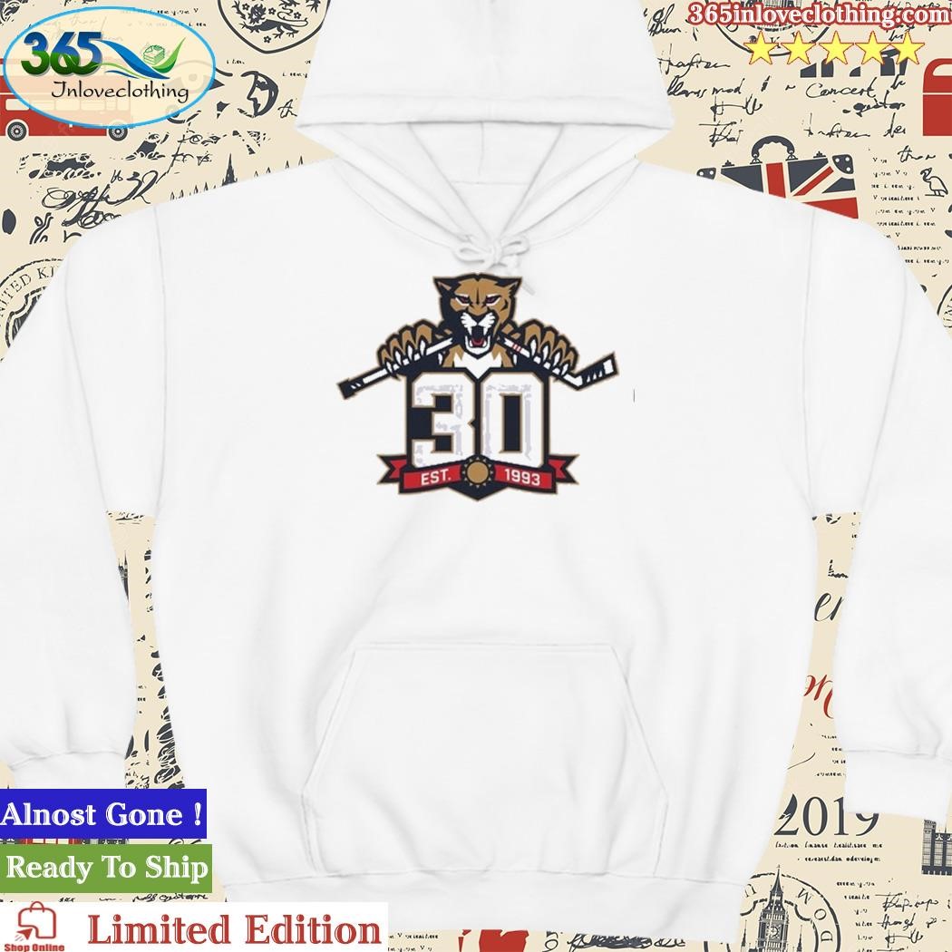 Official 30 Anniversary Hoodie Florida Panthers Shirt, hoodie, sweater,  long sleeve and tank top