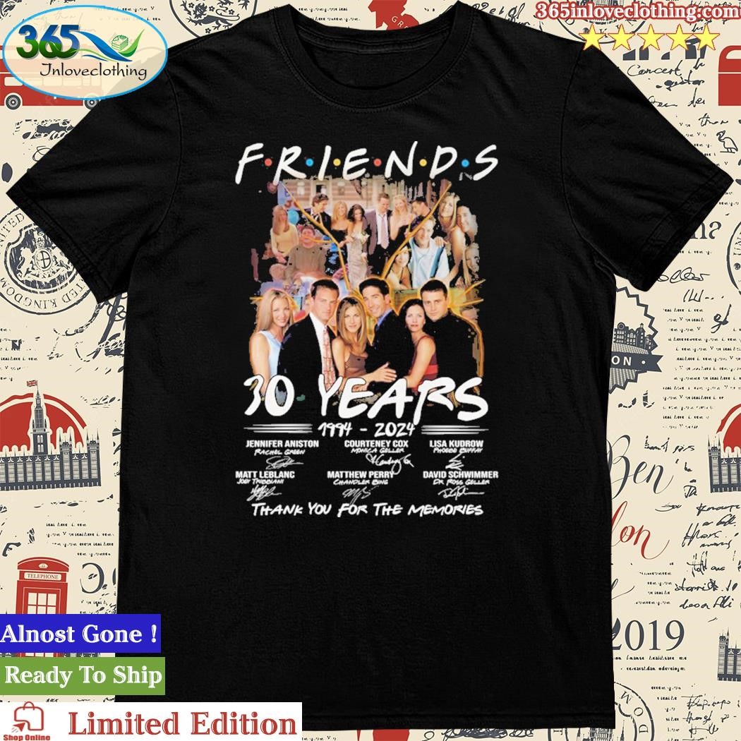 Official friends TV Series Sitcom 30 Years Anniversary 1994-2024 Unisex Tshirt