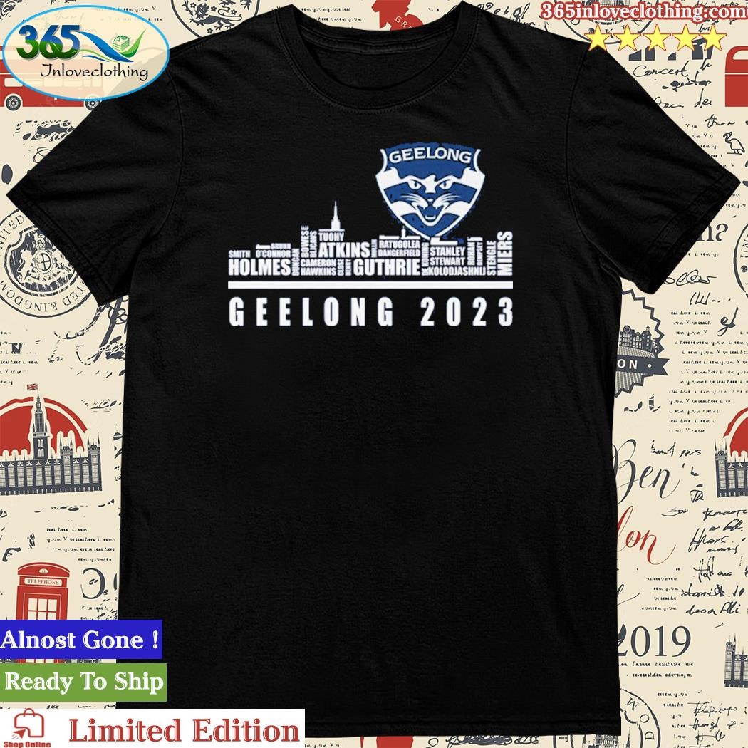 Official geelong Cats 2023 Season Team Players Names In City Unisex Tshirt