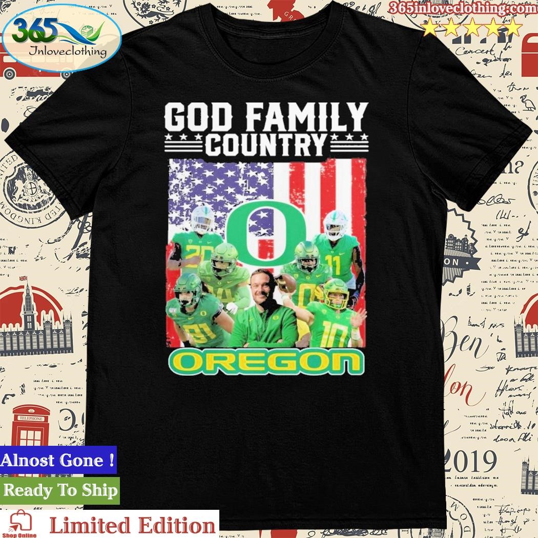 Official god Family Country Oregon Ducks Unisex T-Shirt