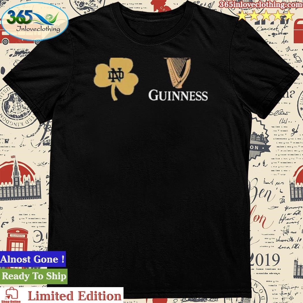 Official guinness Notre Dame Game Time T-Shirt