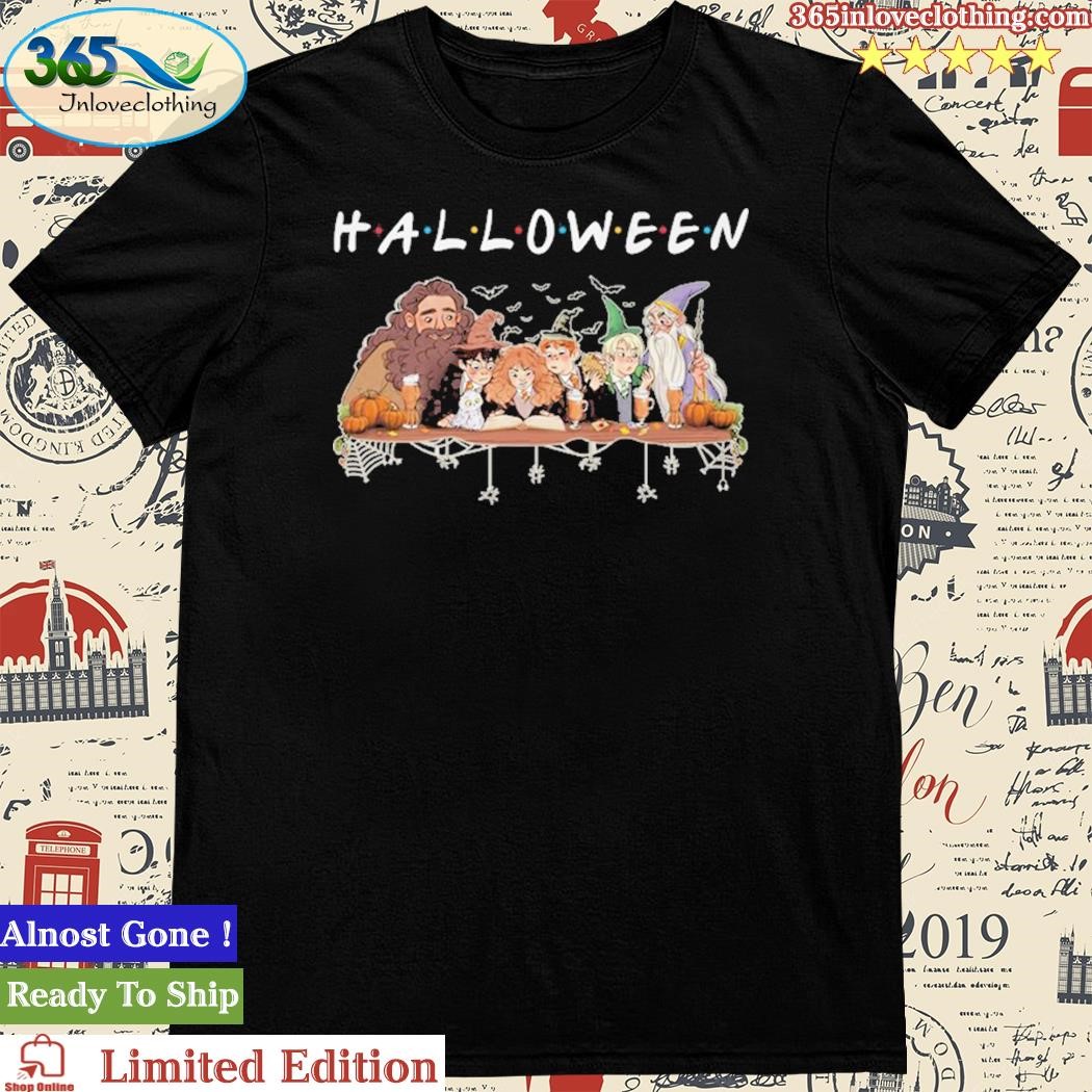 Official halloween Friends Harry Potter Chibi Characters Tshirt