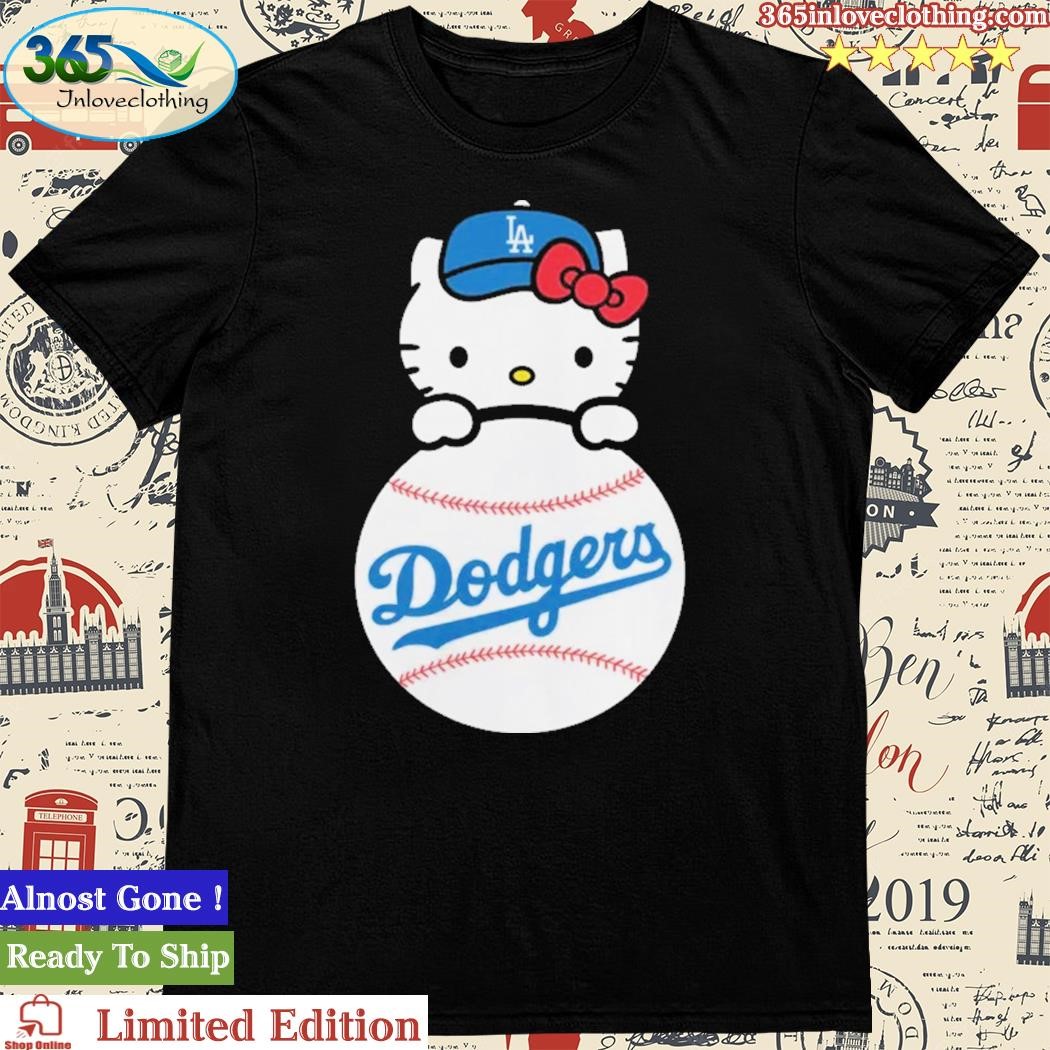 Official hello Kitty Dodgers Shirt,tank top, v-neck for men and women