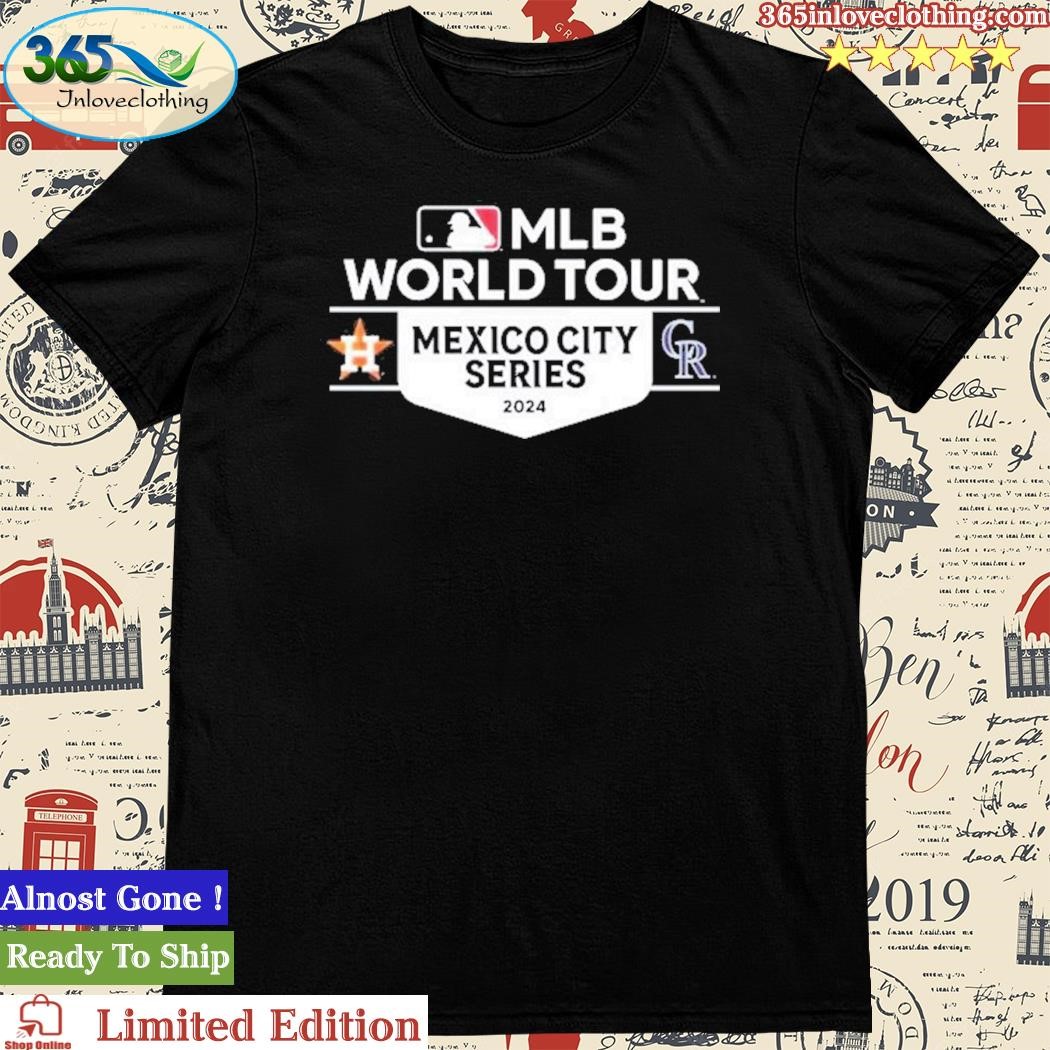 Official houston Astros And Colorado Rockies 2023 Mlb World Tour