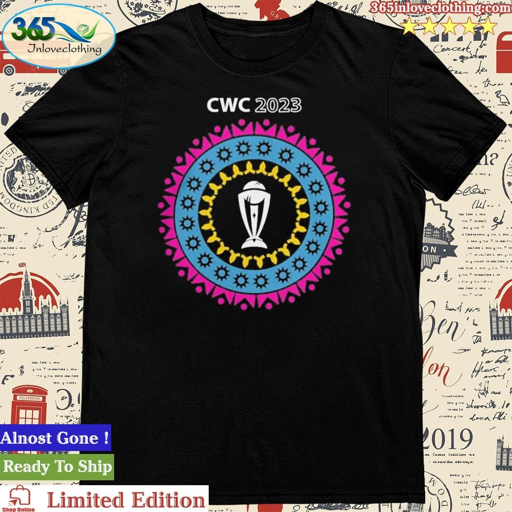 Official iCC Cricket World Cup 2023 Iconography Graphic Shirt
