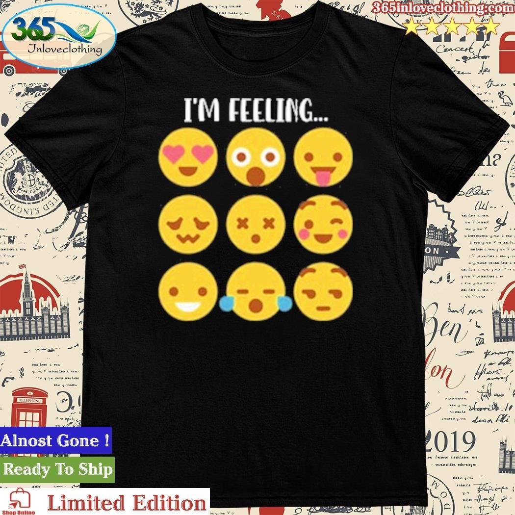 Official i’m Feeling Emoticon Mood Swings T-Shirt