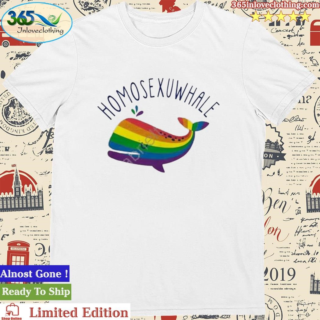 Official it’s Sugar Merch Pride Whale Homosexuwhale Tee Shirt