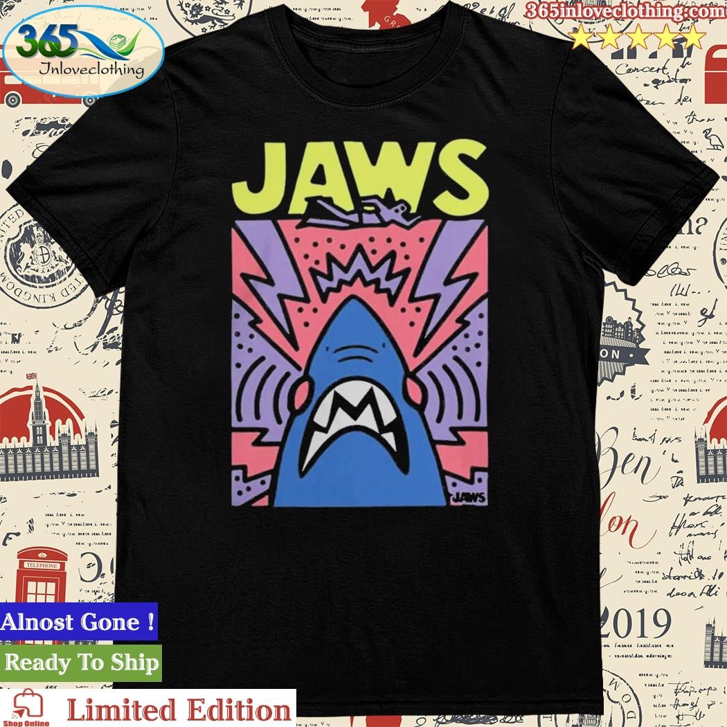Official jaws Movie Poster Doodle Shirt