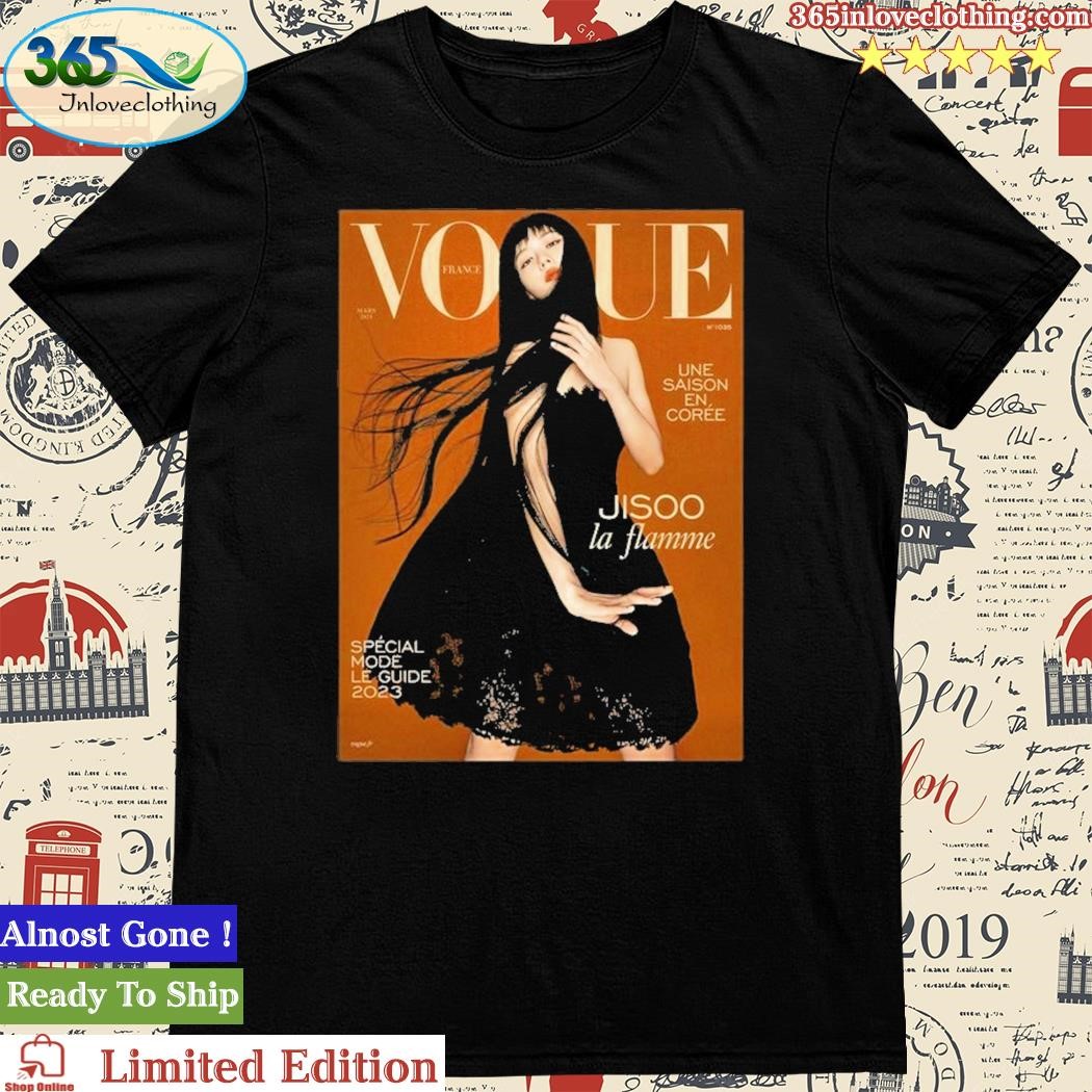 Official jisoo X Vogue France Shirt