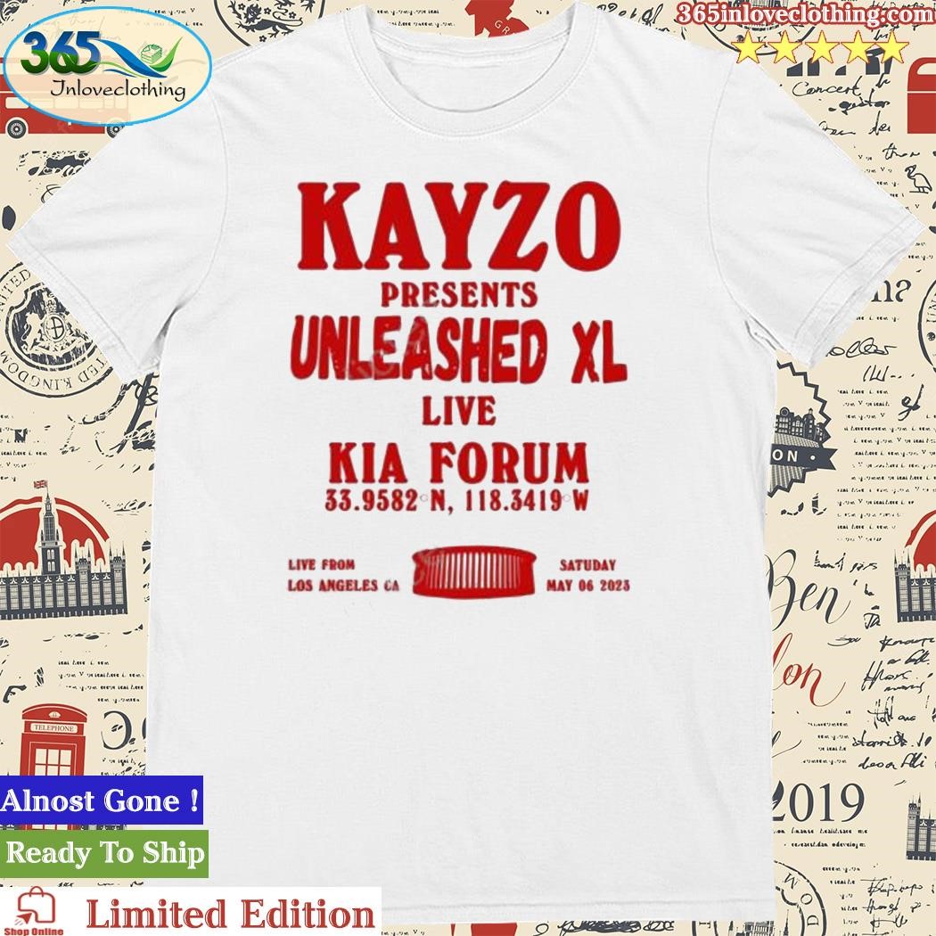 Official kayzo Unleashed Tour Kia Forum shirt