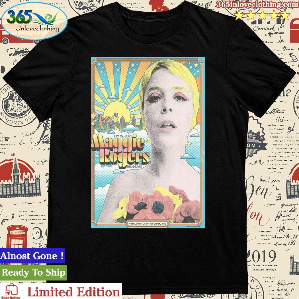 Official maggie Rogers Poster July 29 2023 Philadelphia, PA Shirt