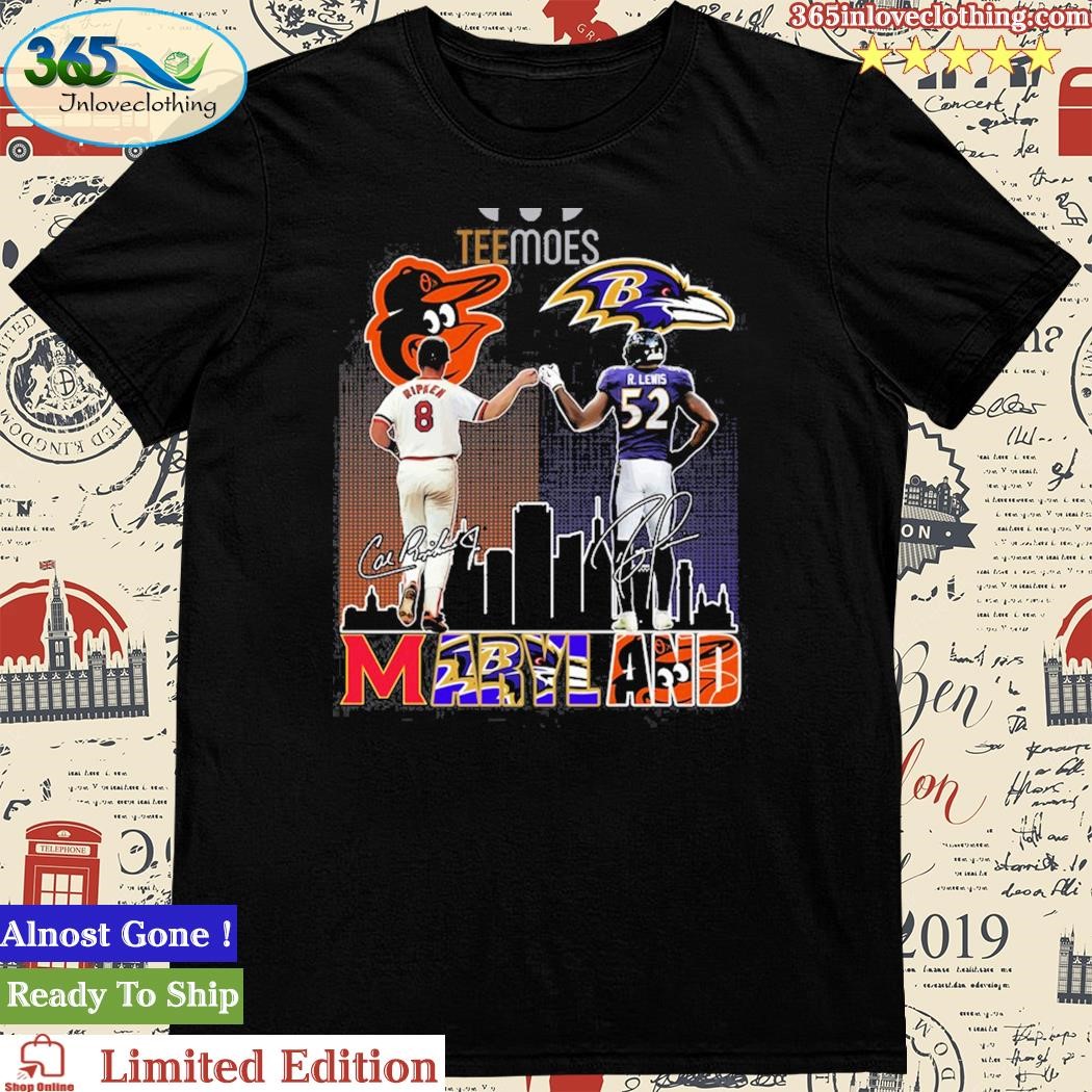 Official maryland Baltimore Ripken Orioles And Lewis Ravens Unisex Tshirt