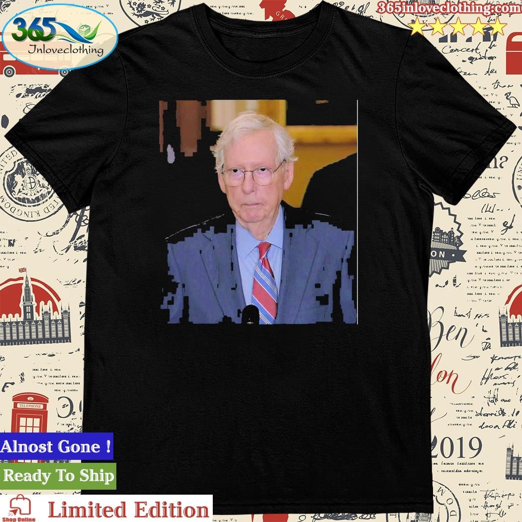 Official mitch Mcconnell Freezes During Press Conference Shirt