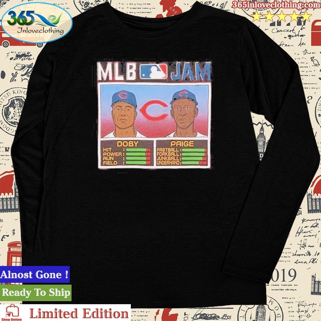 Original Mlb Jam Cleveland Larry Doby And Satchel Paige T-shirt