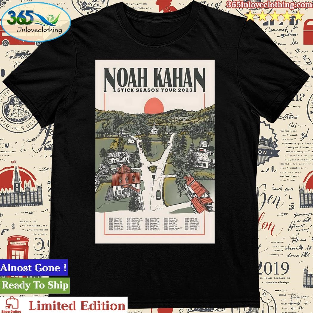 Official noah Kahan Stick Season Tour 2023 Poster Shirt
