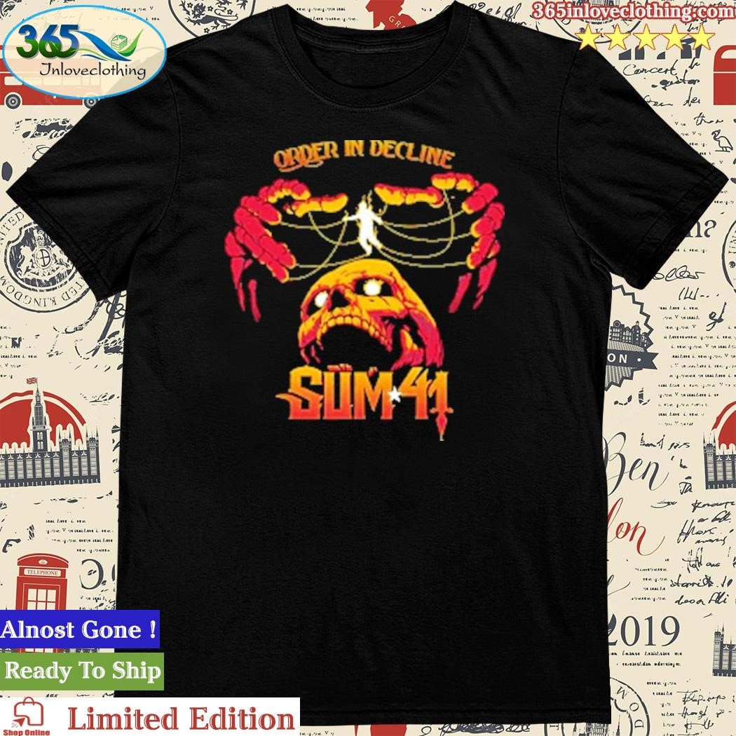 Official order In Decline Sum 41 T-Shirt