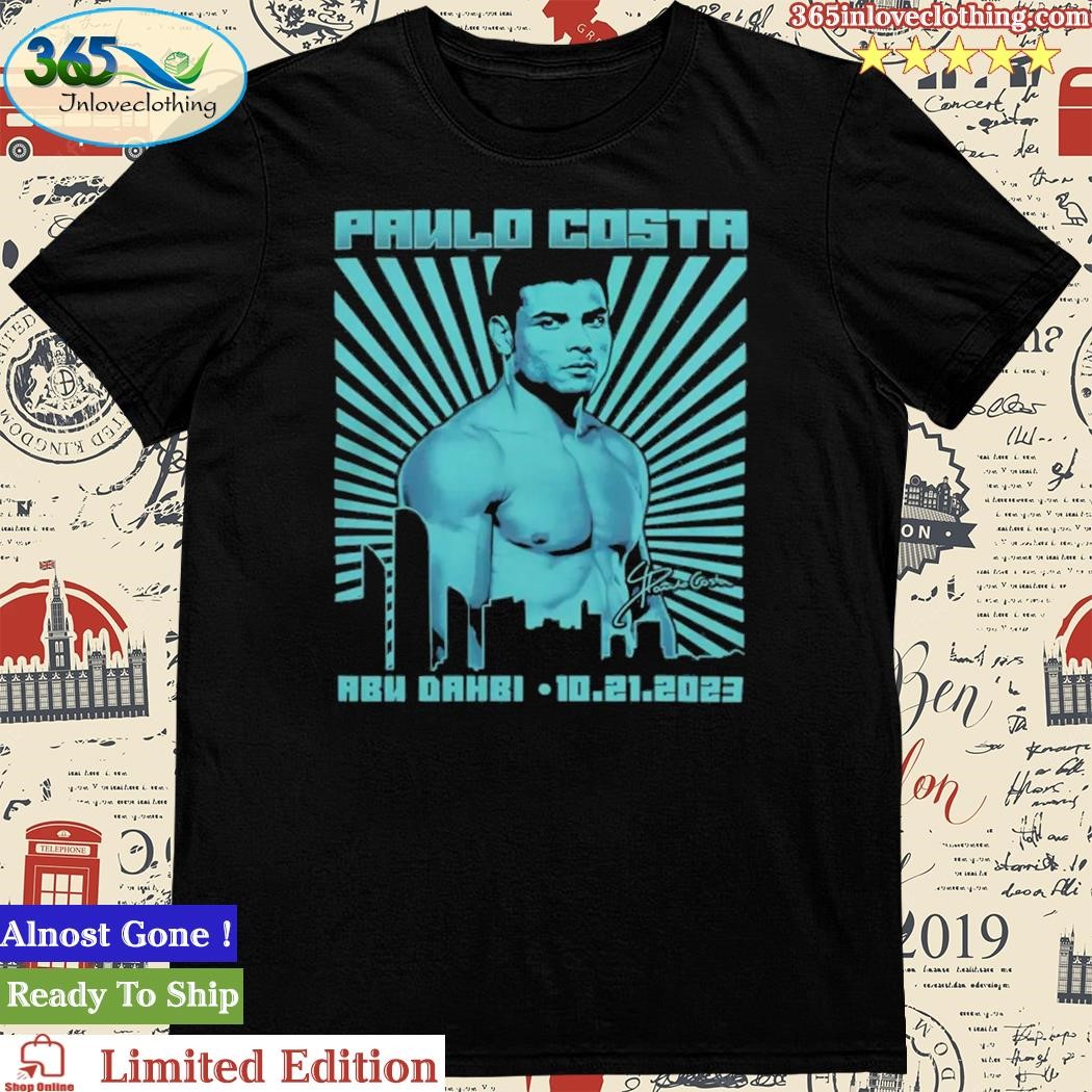 Official paulo Costa Paulo Costa Event Shirt