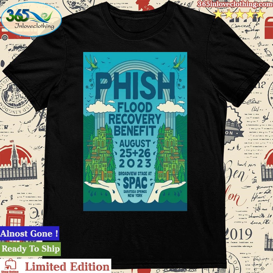 Official phish Broadview Stage at SPAC Saratoga Springs New York August 25-26 Poster Shirt