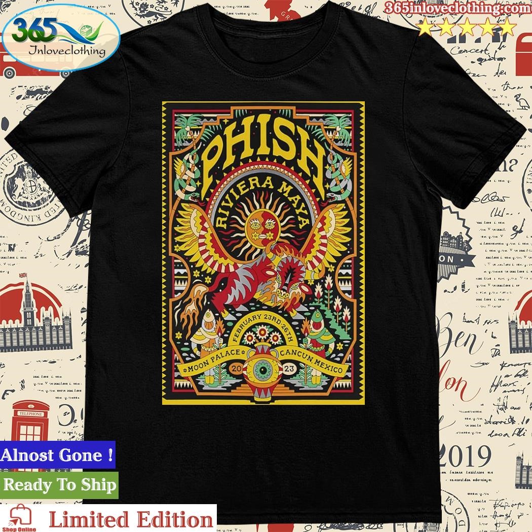 Official phish February 23-26 2023 Cancun, Mexico Poster Shirt