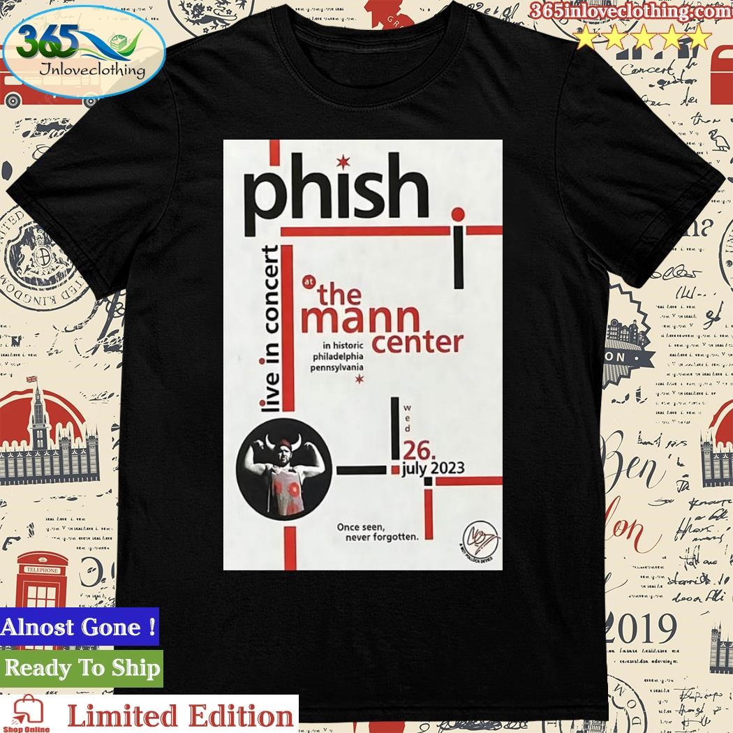 Official phish Live Jul 26, 2023 Philadelphia, PA Poster Shirt