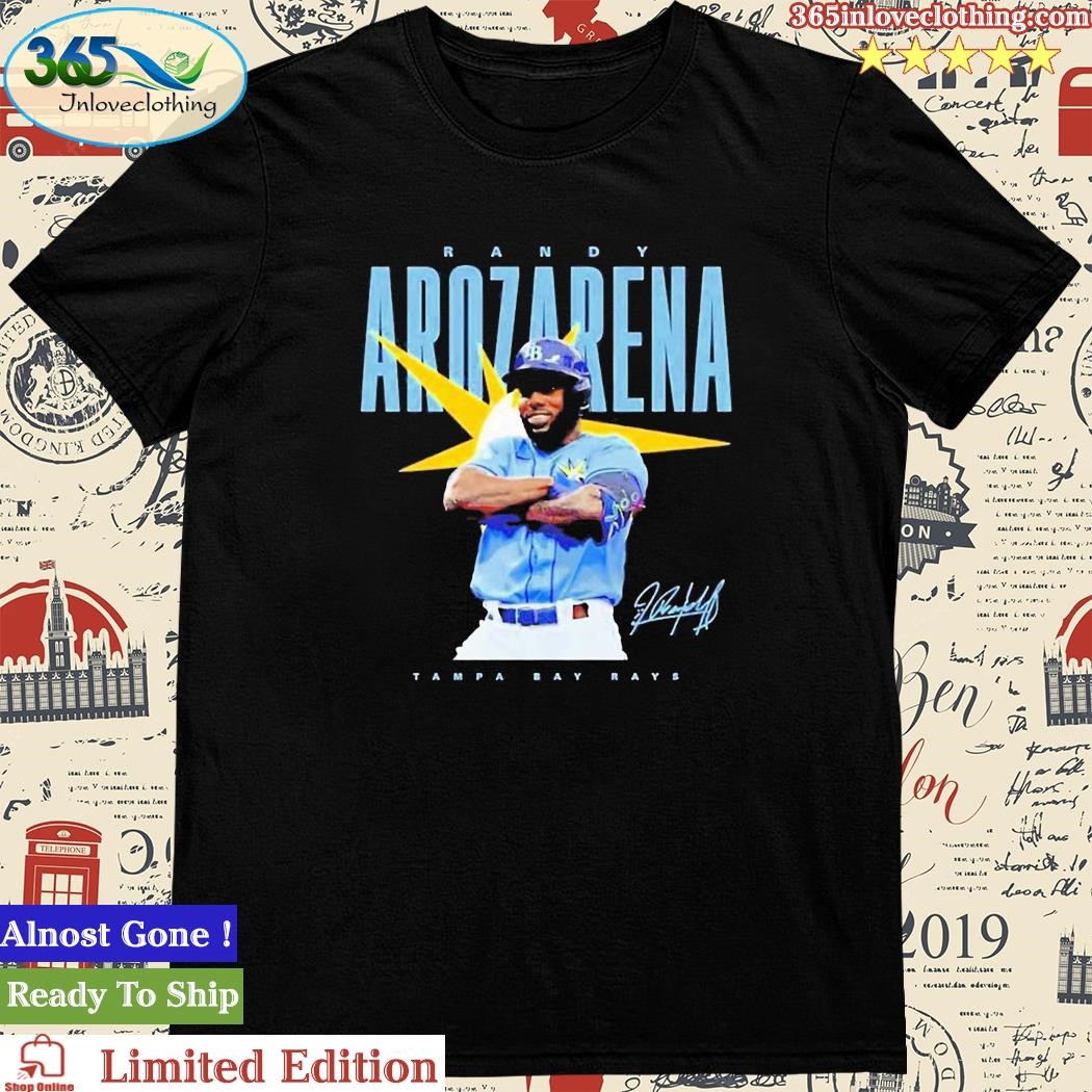 Official Randy Arozarena Tampa Bay Rays T-Shirts, Rays Shirt