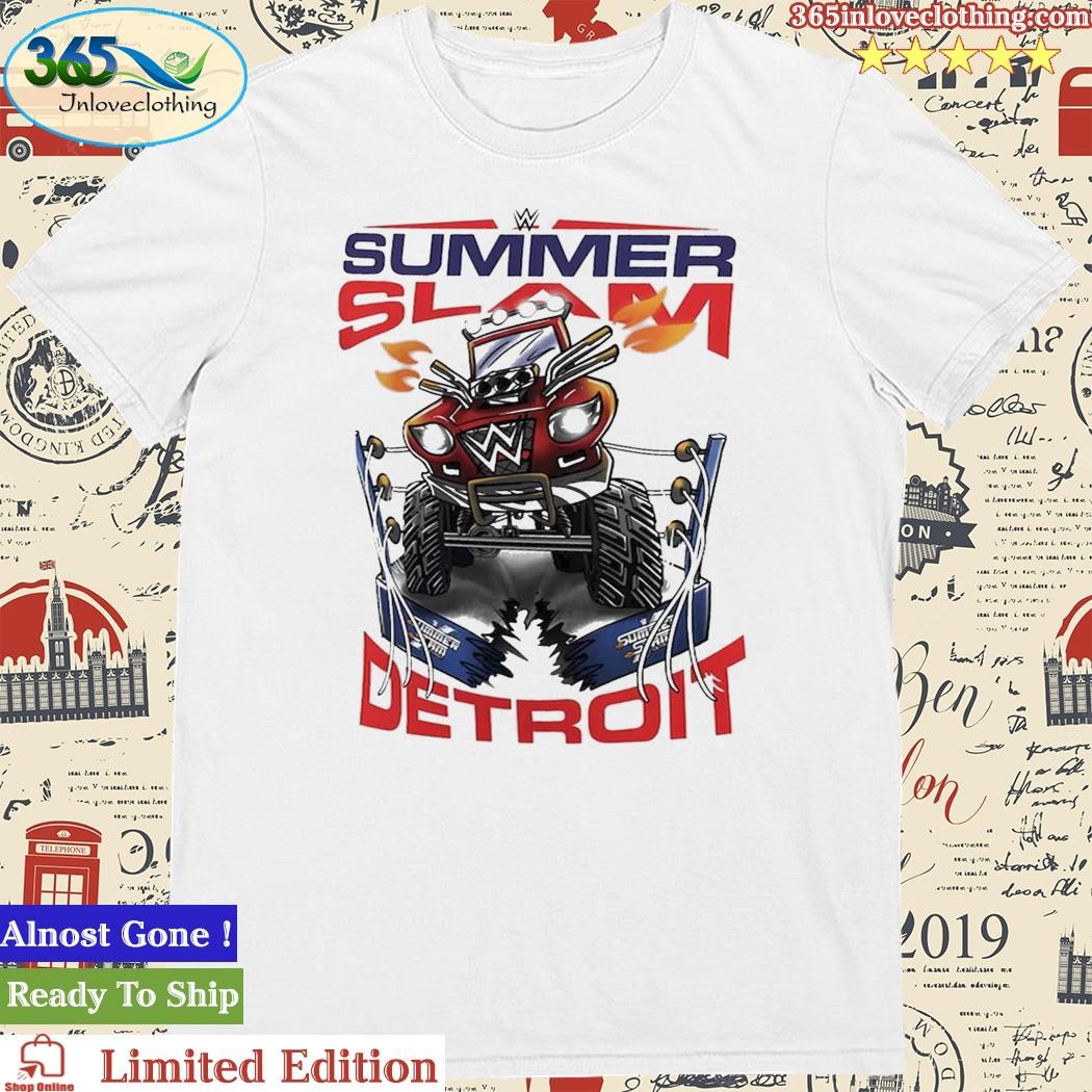 Official summerslam 2023 Monster Truck T-Shirt