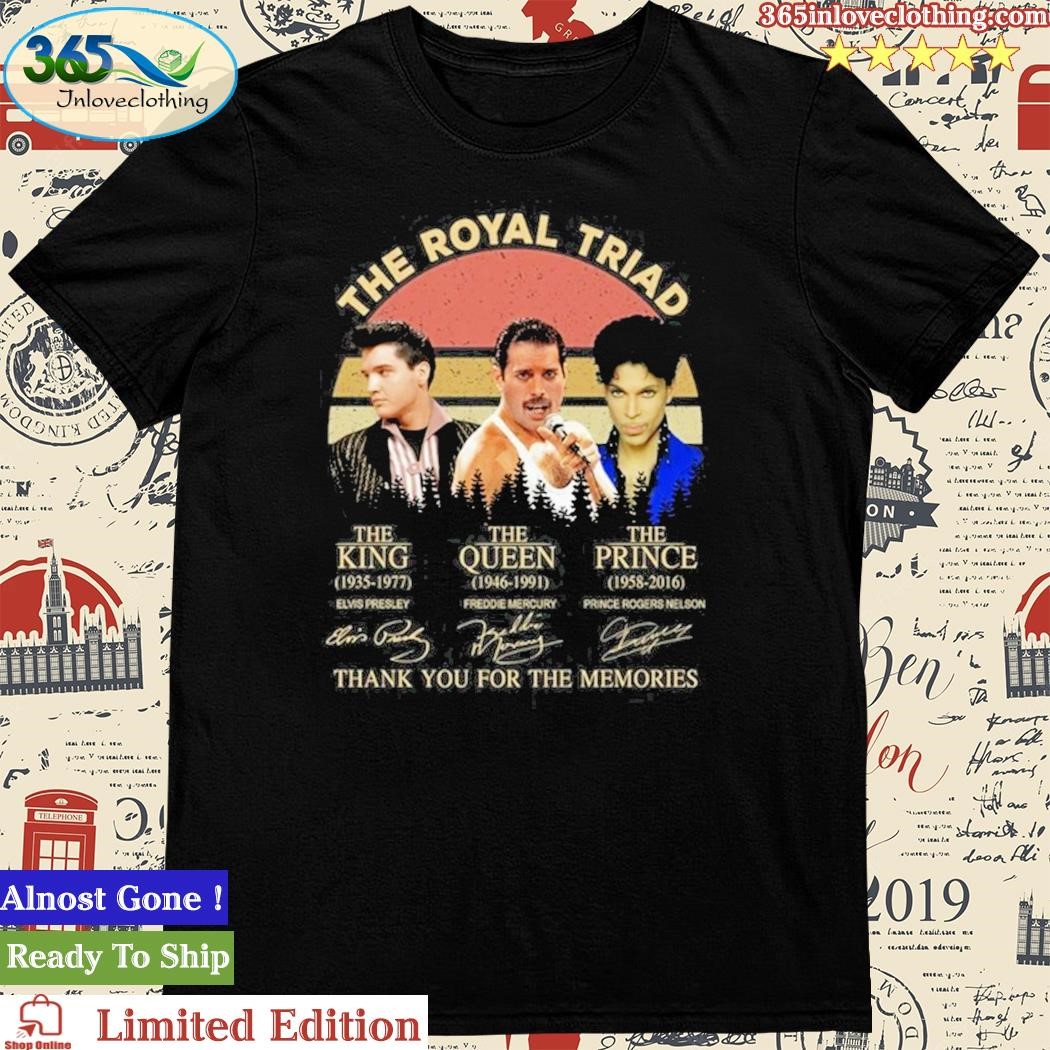 Official the Royal Triad Thank You For The Memories Unisex T-Shirt