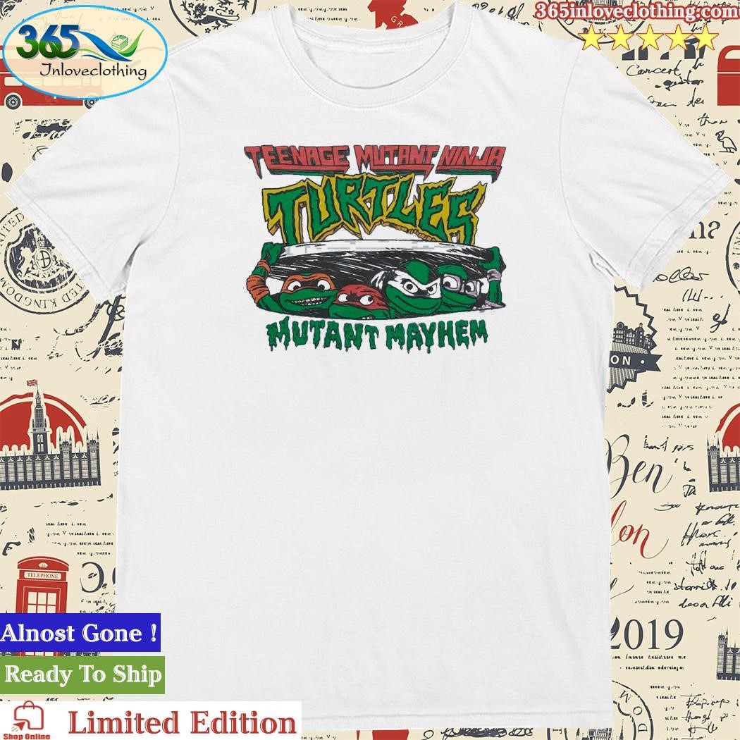 Tmnt Mutant Mayhem Retro Nickelodeon Ninja Turtles T-shirt