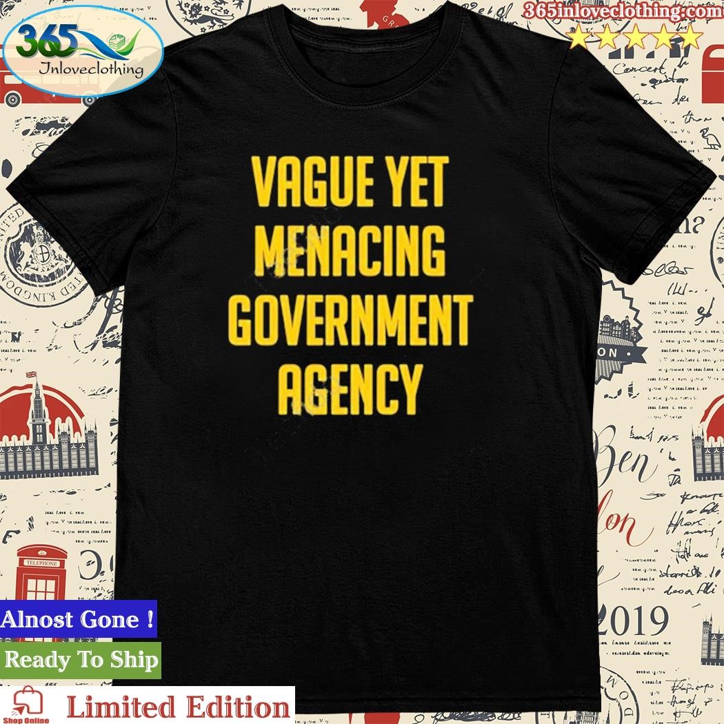 Official topatoco Store Night Vale Podcast Vague Yet Menacing Government Agency Tee Shirt