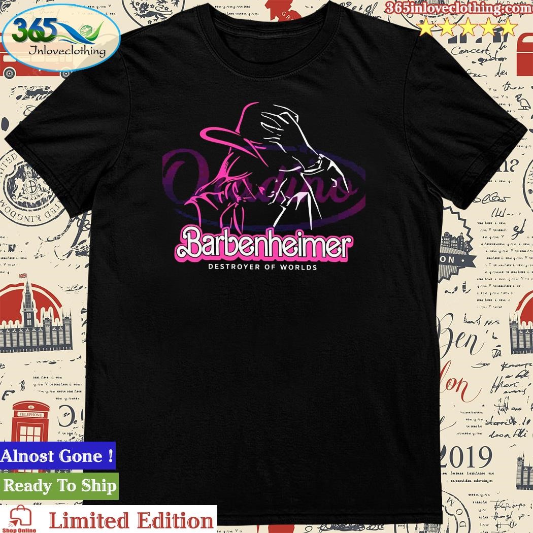 Official vintage Barbenheimer Destroyer Of Worlds Shirt