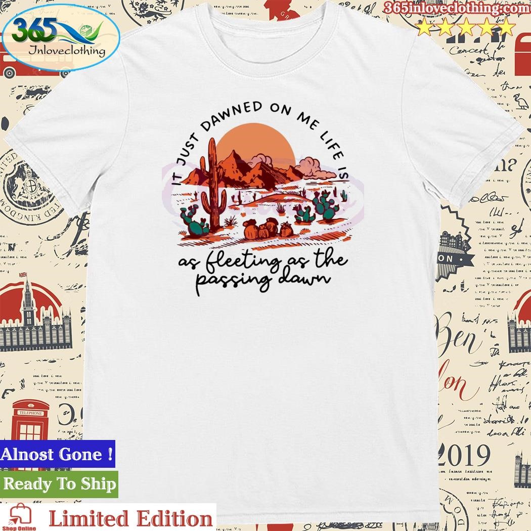 Official zach Bryan It Just Dawned On Me Shirt