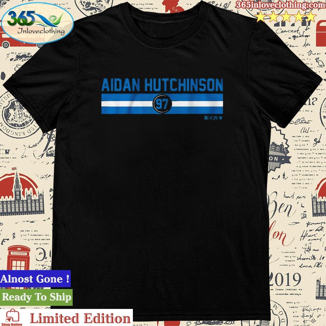 Aidan Hutchinson Name Number Stripe Shirt