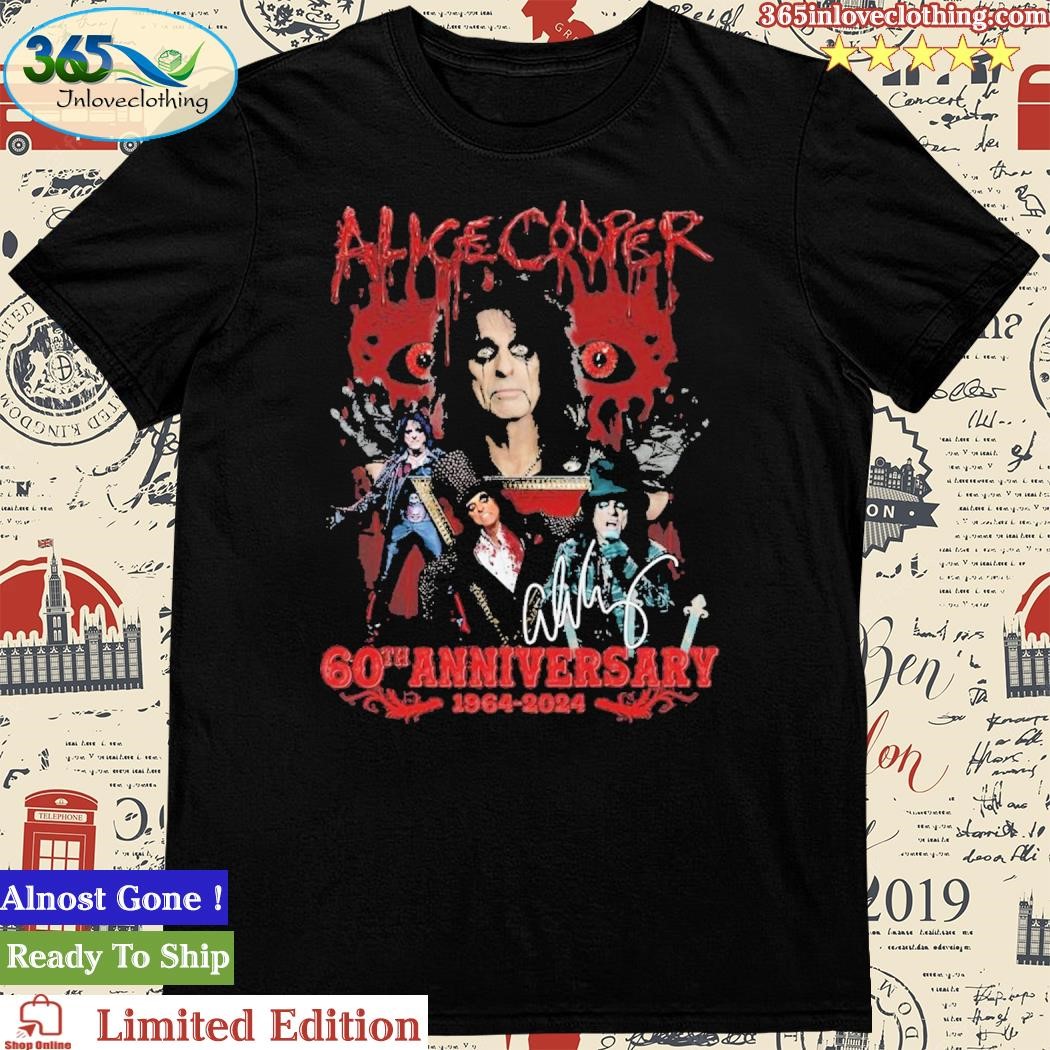 Alice Cooper 60th Anniversary 1964 – 2024 Shirt