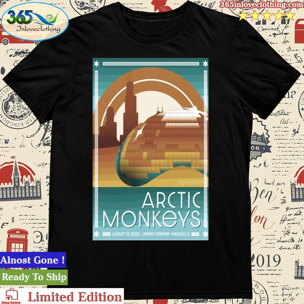 Arctic Monkeys 2023 Clarkston Tour Poster Shirt