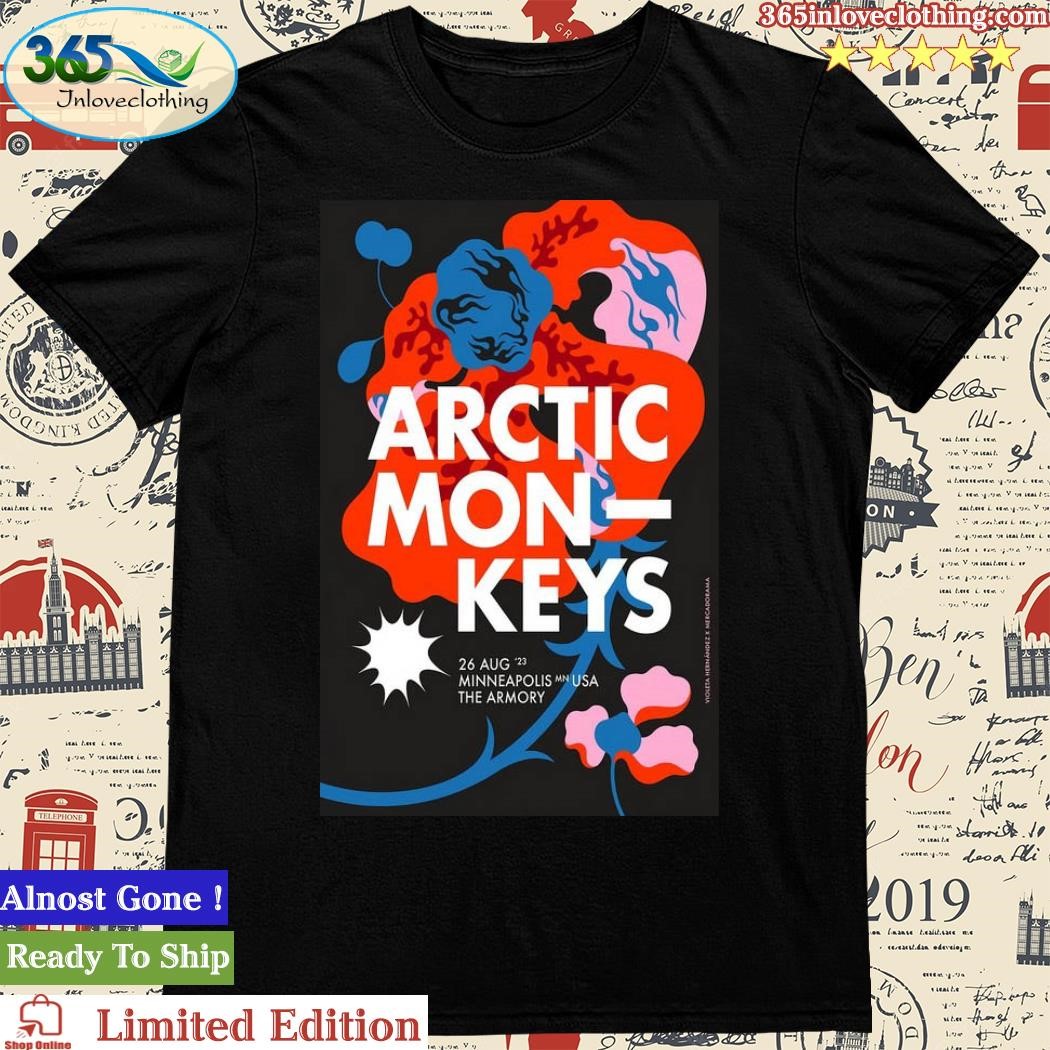 Arctic Monkeys The Armory August 26, 2023 Minneapolis MN Poster Shirt