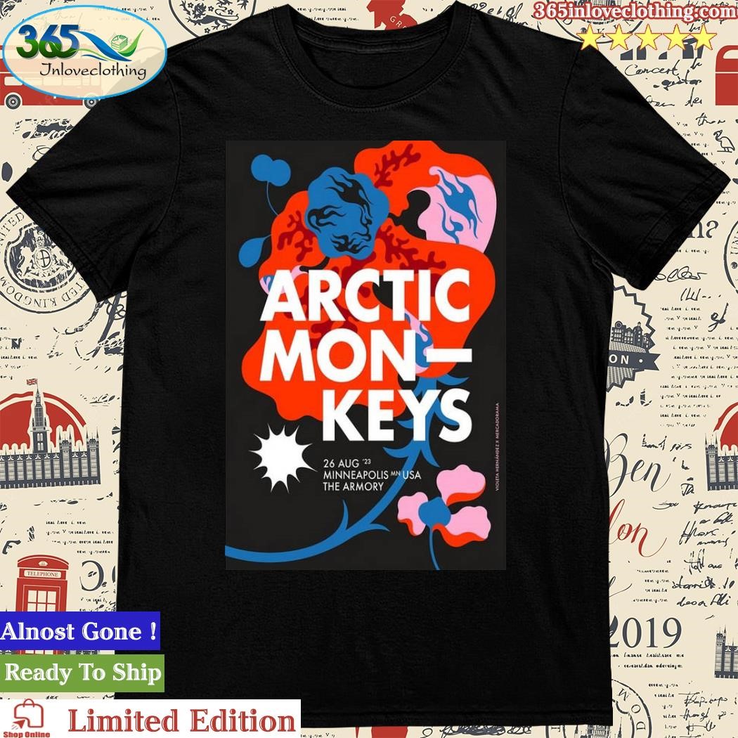 August 26, 2023 Arctic Monkeys Minneapolis, MN Poster Shirt