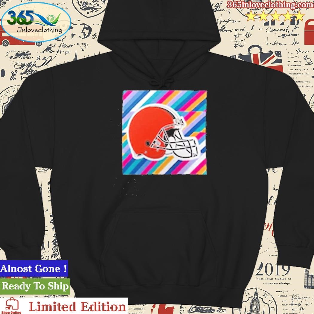 cleveland browns rainbow hoodie