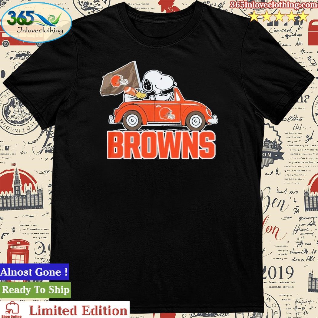 Cleveland Browns Snoopy Cartoon Sports T-Shirt