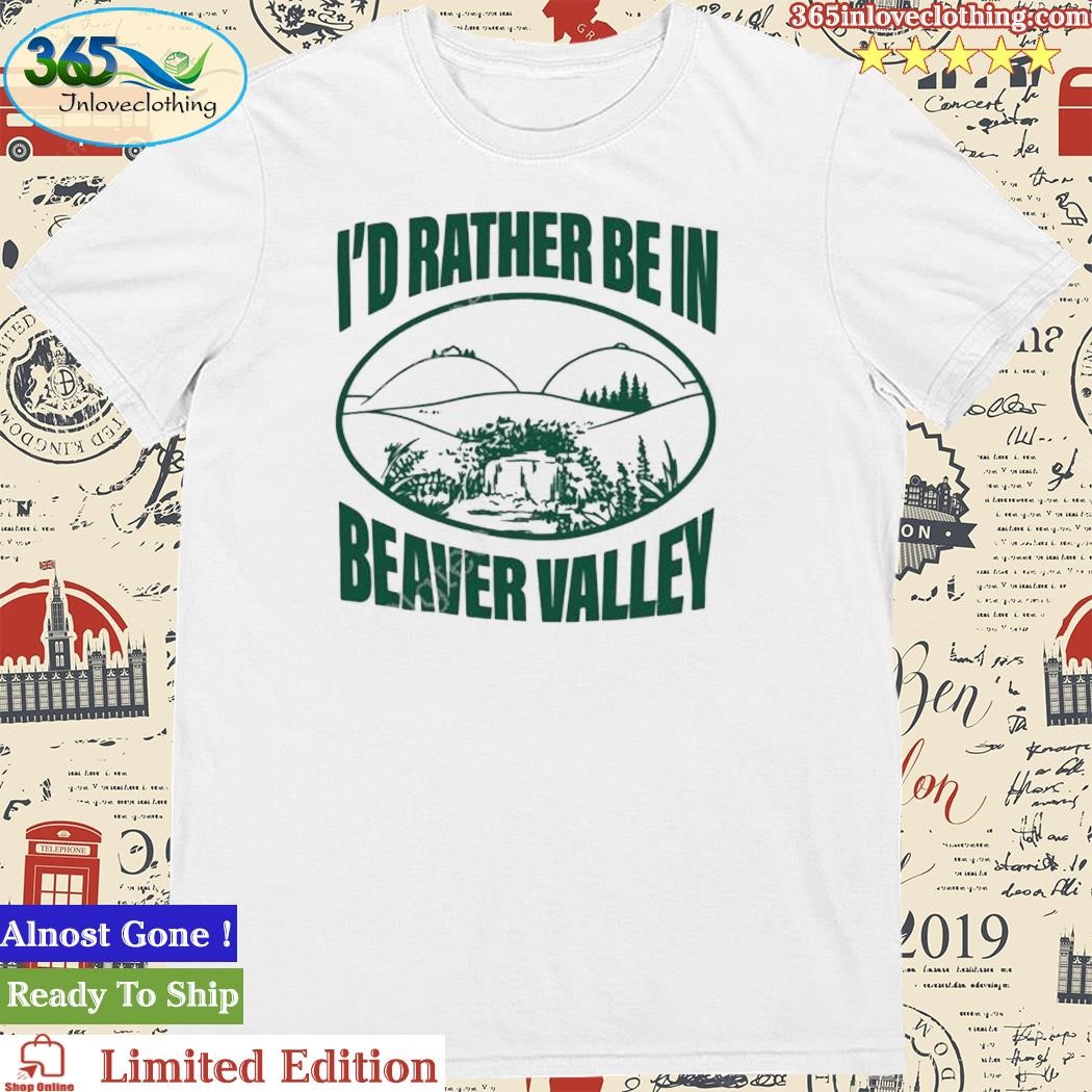 Danny Duncan I’d Rather Be In Beaver Valley Sand Shirt