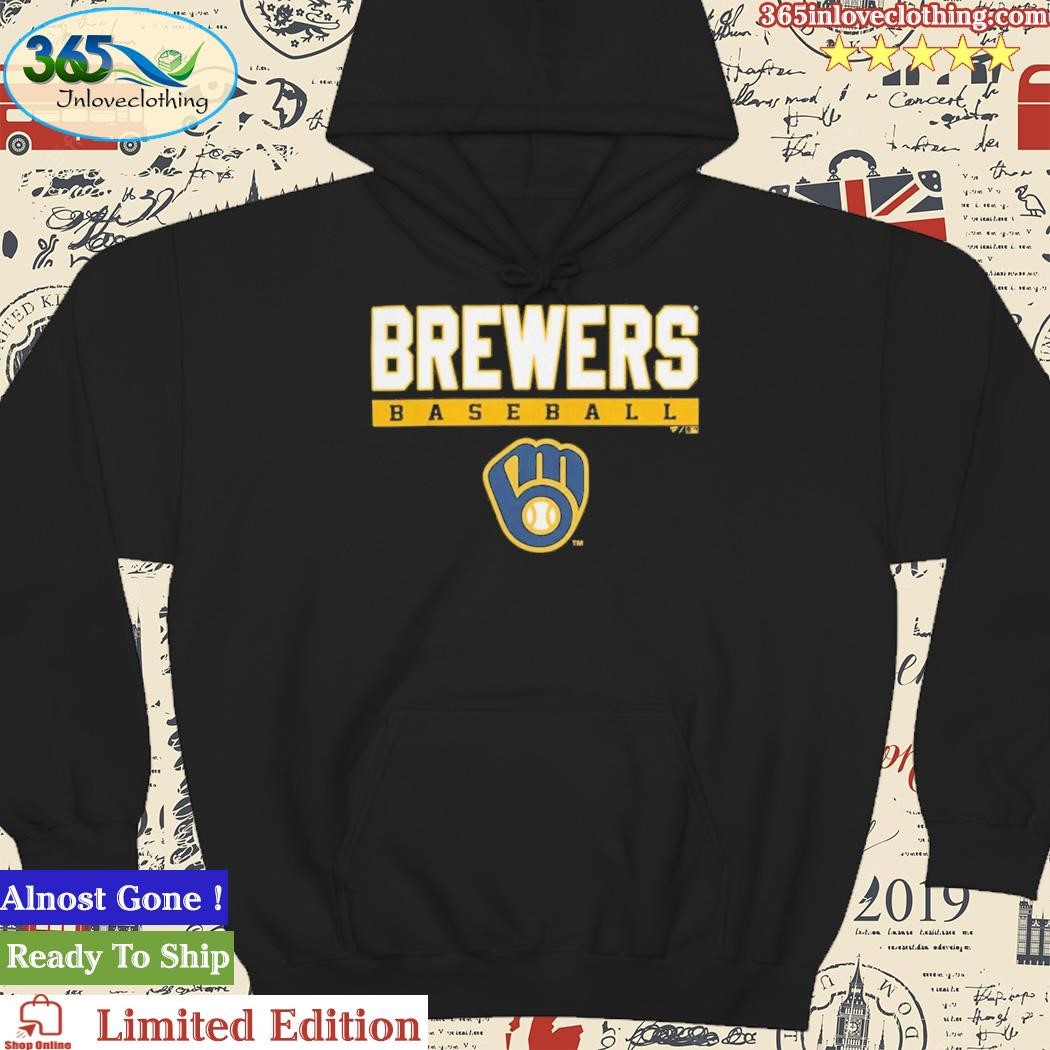 Men's Milwaukee Brewers Fanatics Branded Navy Power Hit T-Shirt