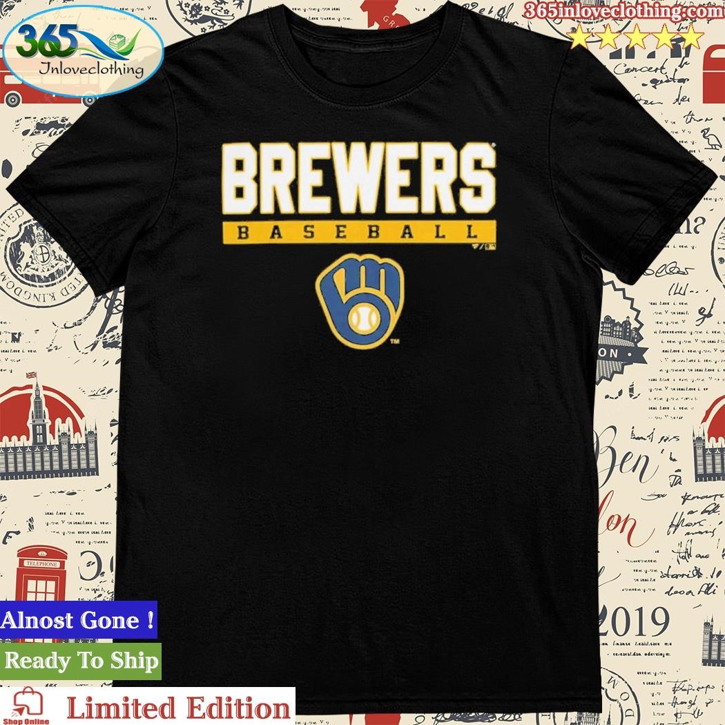 Fanatics Branded Navy Milwaukee Brewers Power Hit T-Shirt