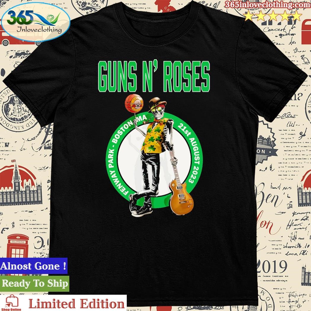 Guns N' Roses 21St August 2023 Fenway Park Boston Ma Event Shirt