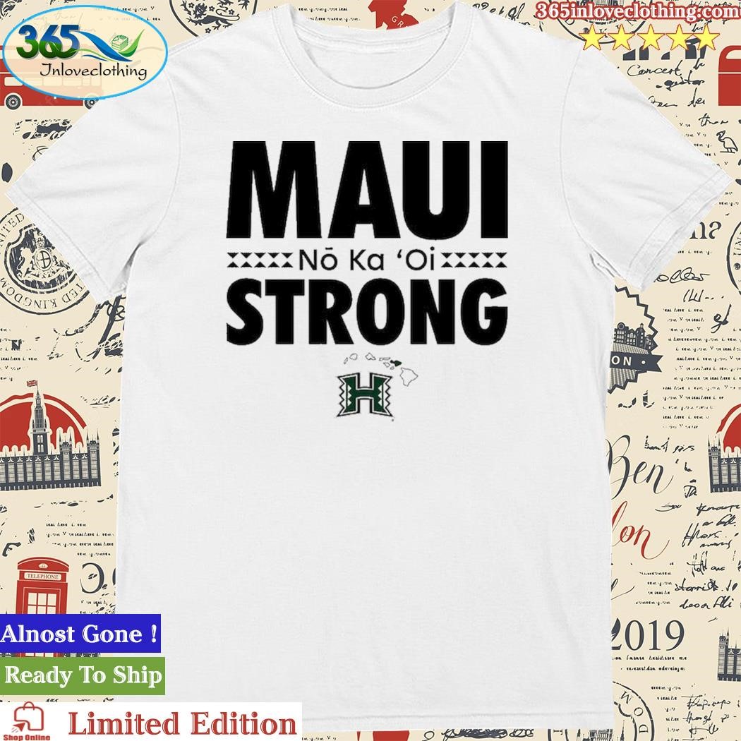 Hawaii Rainbow Warriors Blue 84 Maui Strong T-Shirt