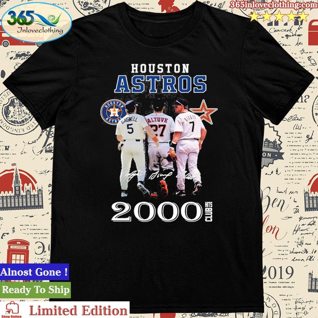 Houston Astros 2000 Hits Club Legend Shirt,tank top, v-neck for