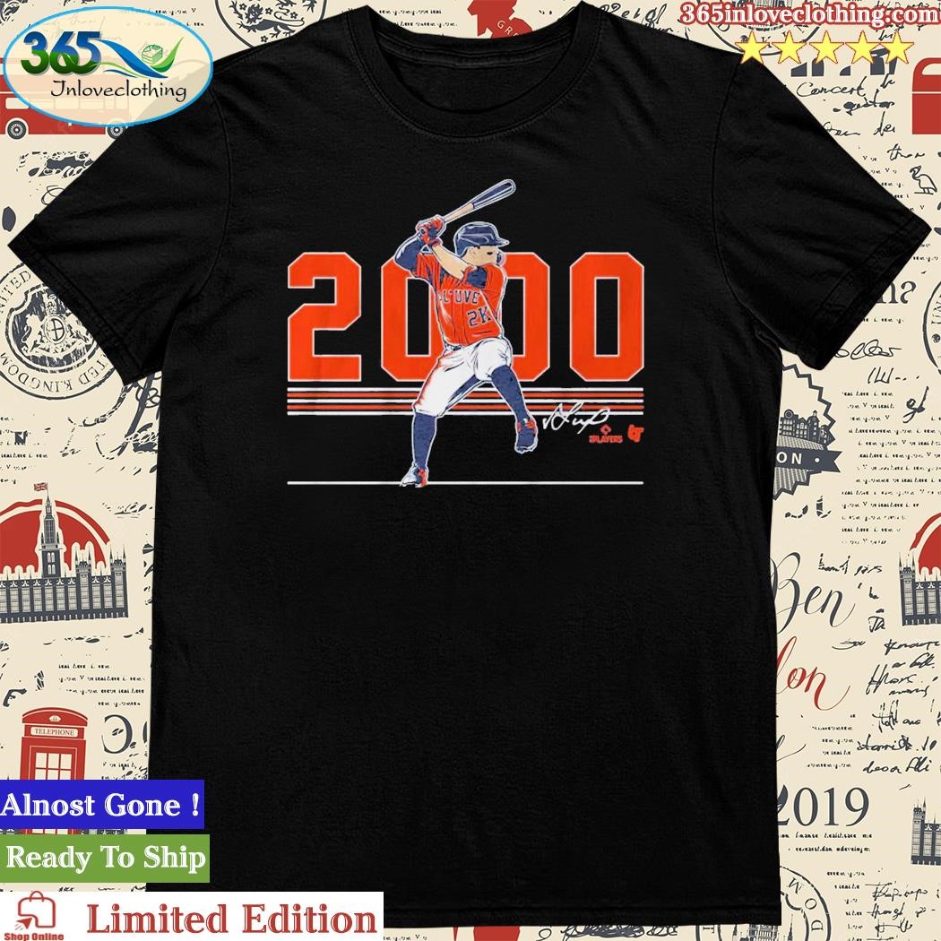 Jose Altuve 2000 Hits Houston Shirt